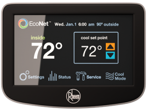 EcoNet Control Center Programmable Thermostat
