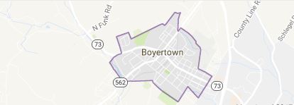 boyertown hvac service area